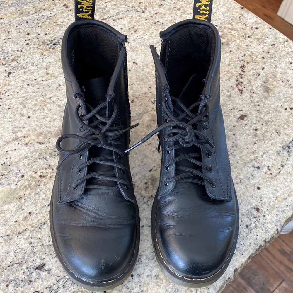 Big kids Doc Martin boots. US big kid size 4